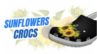 Sunflower Crocs Brighten Your Steps with Every Wear [upl. by Beore]