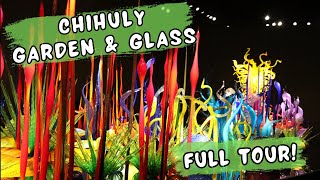 Visiting the CHIHULY GARDEN and GLASS MUSEUM in Seattle  FULL TOUR of Exhibits Gallery amp Garden [upl. by Enimrej]