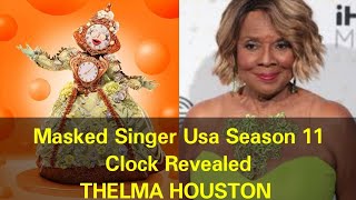 Masked Singer Usa Season 11  Clock Revealed  Thelma Houston [upl. by Senskell691]