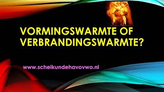 Vormingswarmte verbrandingswarmte en reactiewarmte wat is het verschil en hoe reken je ermee [upl. by Veal937]