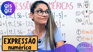 EXPRESSÃO NUMÉRICA  MATEMÁTICA BÁSICA \Prof Gis [upl. by Niltyak]