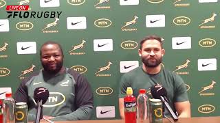 Cobus Reinach is relishing lining up alongside Sacha FeinbergMngomezulu in The Rugby Championship🇿🇦 [upl. by Malissia]