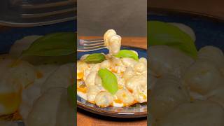 Easy cheesy gnocchi  Gorgonzola heaven cooking recipe [upl. by Endor]