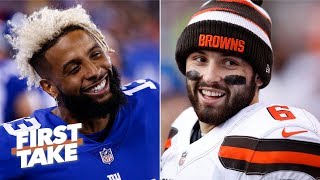 Odell Beckham Jr trade does not make the Browns Super Bowl LIV contenders  Stephen A  First Take [upl. by Burck]