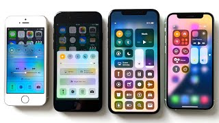 EVERY iOS CONTROL CENTER EVER  including iOS 18 [upl. by Aneetak412]