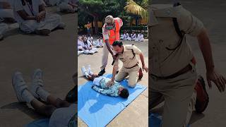 CPR live demo by Fire Officer  education cpr health safety bhimavaram shortvideo [upl. by Udale]