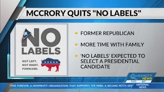 Former NC Gov McCrory quits No Labels party [upl. by Fremont]