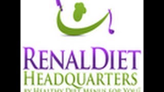 Renal Diet Guidelines for Kidney DialysisMeal Plan [upl. by Obla897]