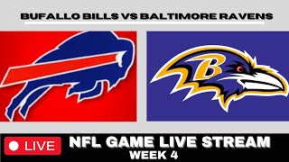 BUFFALO BILLS VS BALTIMORE RAVENSLIVE NFLGAME STREAM SEPT 29 2024 [upl. by Bahe]