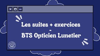 Les suites  exercices  BTS [upl. by Yelrebmyk400]