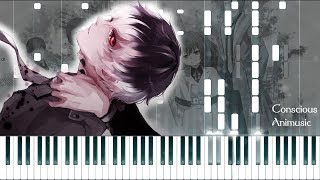 Katharsis  Tokyo Ghoulre Season 2 OP  Piano Arrangement Synthesia [upl. by Pradeep767]