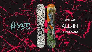 YES Snowboards 2425 Allin [upl. by Farlie]