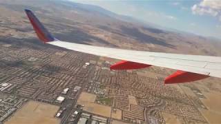 Southwest Airlines Boeing 737700 Takeoff from Las Vegas LAS [upl. by Hendrika201]