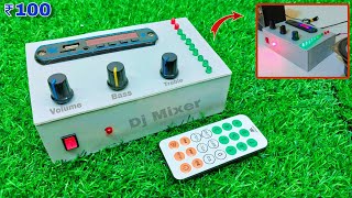 DJ Mixer  How To Make DJ Mixer  Vu meter [upl. by Aloz]