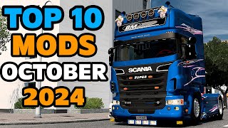 TOP 10 ETS2 MODS October 2024 152 [upl. by Alemap]