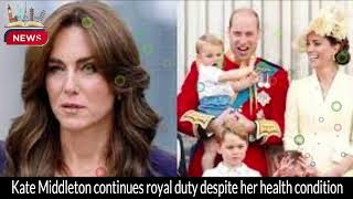 Kate Middletons Royal Commitment Despite Health Condition  Behind the Scenes Update [upl. by Monahon534]