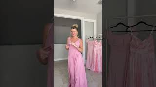 3 Pink Wedding Guest Dresses😍💗🌸💕  All under100💗 shop now ： httpsbitly3RUwWut dressforless [upl. by Neliak572]