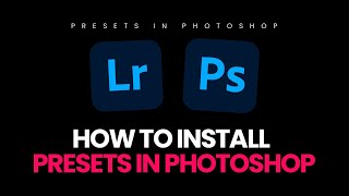 How to install Presets in Photoshop [upl. by Ellerred]