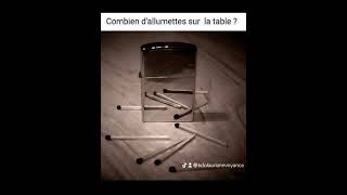 Combien d’allumettes sur la table 😁 [upl. by Goer]