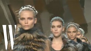 Fendi Fall 2011  runway fashion show  W Magazine [upl. by Floridia]