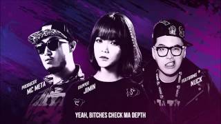 HD Jimin AOA MC Meta Nuck  T4SA Unpretty Rap Star English Subbed [upl. by Yeliac]