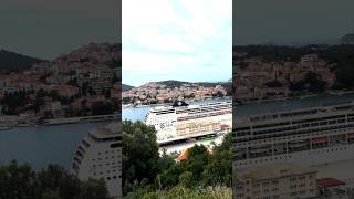 Dubrovnik Cruise Port  Croatia  MSC Lirica [upl. by Aihtyc]