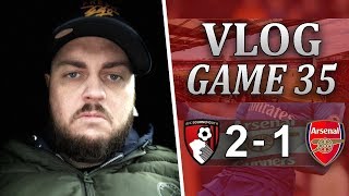 BOURNEMOUTH 2 v 1 ARSENAL  JUST FKING GO WENGER  MATCHDAY VLOG [upl. by Ettezzus]