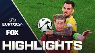 Belgium vs Romania Highlights  UEFA Euro 2024 [upl. by Tudor]