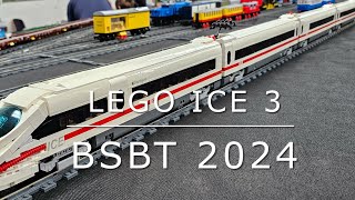 LEGO ICE 3 beim BauSpielBahnTreffen 2024 BSBT2024 [upl. by Alilad]