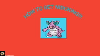 How to Evolve a Nidorino into a Nidoking Pokemon Brick Bronze [upl. by Danete]