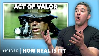 Navy SEAL Rates 9 Underwater Missions In Movies And TV  How Real Is It  Insider [upl. by Coralyn]