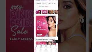 Nykaa Sale Offers List shorts PinkFridaySaleXNAP NykaaAffiliates Nykaa nykaafashionofficial ad [upl. by Olmstead]