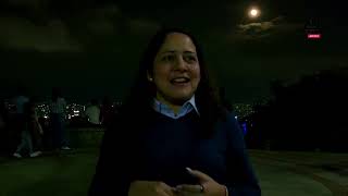 Caracas sky lighted up by 2024s final supermoon [upl. by Yahc]