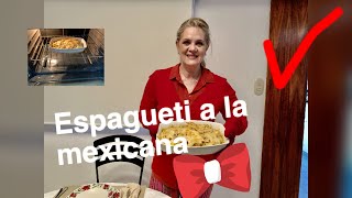 ESPAGUETI A LA MEXICANA [upl. by Pogah]