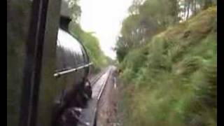 62005 West Highland Footplate Ride 2007 [upl. by Atinrehs]