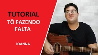 TÔ FAZENDO FALTA  TUTORIAL [upl. by Vevay]