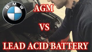 BMW AGM vs Lead Acid Battery [upl. by Phare]