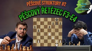 Pěšcový řetězec f3e4  Pěšcové struktury  Šachy pro začátečníky [upl. by Halian]