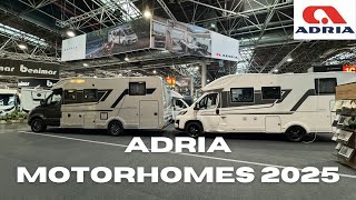 NEW Adria Motorhomes 2025 Caravan Salon Düsseldorf [upl. by Htebasile]