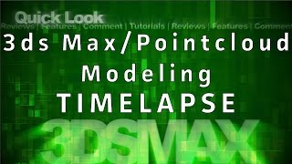 3ds Max Modeling with Point Cloud Data Timelapse [upl. by Bonner]