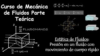 26 Estática de Fluidos Presión en un fluido con movimiento de cuerpo rígido [upl. by Je]