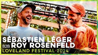 SÉBASTIEN LÉGER amp ROY ROSENFELD at LOVELAND FESTIVAL 2024 • AMSTERDAM [upl. by Arotak284]