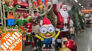 CHRISTMAS DECORATIONS THE HOME DEPOT WALKTHROUGH 2024 [upl. by Neeka]