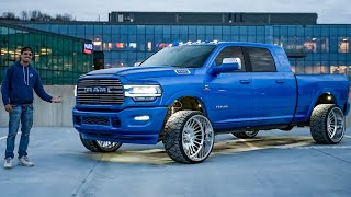 Introducing “Papa Smurf” The HOTTEST 5th Gen Megacab Cummins  Giveaway Truck Delivery [upl. by Haceber408]