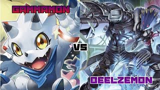 A New Challenger Has Arrived  Gammamon Vs Beelzemon  RB1 Format [upl. by Bobette]