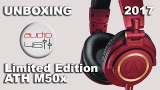 Nuevos ATH M50xRD Limited edition 2017 Unboxing [upl. by Ennyrb152]