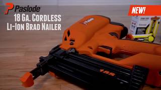 Paslode 18 Ga Cordless Liion Brad Nailer [upl. by Arreip449]