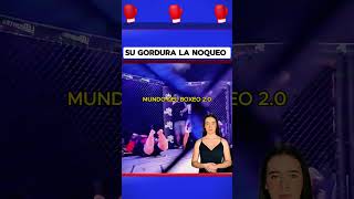 Su gordura la noqueo sola boxeo boxing box [upl. by Linea]