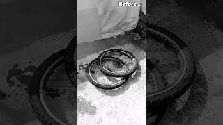 Old cycle tyre repair Part2  short youtubeshorts cycle [upl. by Koppel]