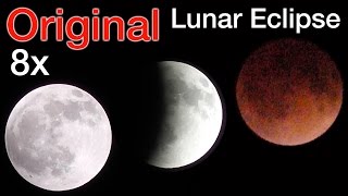 LUNA ROJA TOTAL ECLIPSE RED MOON 15 ABRIL 2014 8X SPEED FULL HD [upl. by Laszlo]